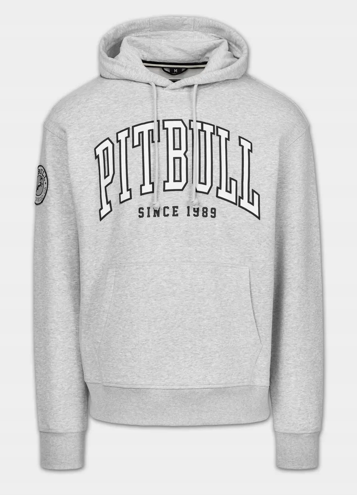 Pánská Mikina s kapucí Pitbull Badger, pohodlný volnější střih 3XL