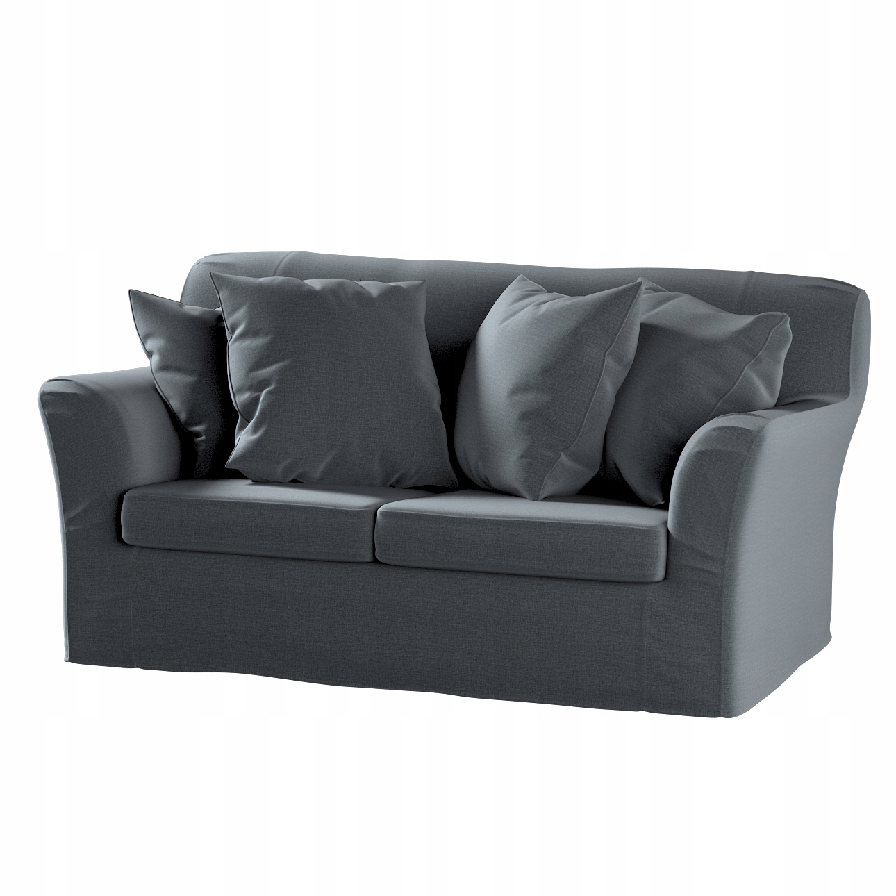 Dekoria Potah na pohovku Tomelilla 2-místný nerozkládací Ikea šedý