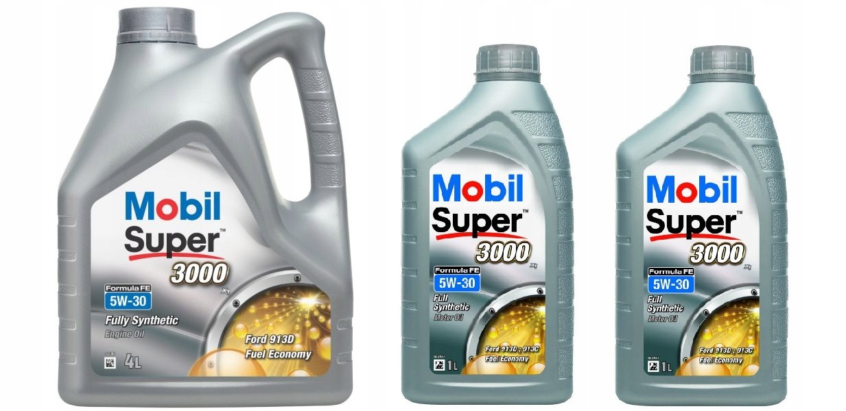 Olej 5W30 Mobil 3000 X1 Fe A5 B5 Ford 4L 2x1L 6L