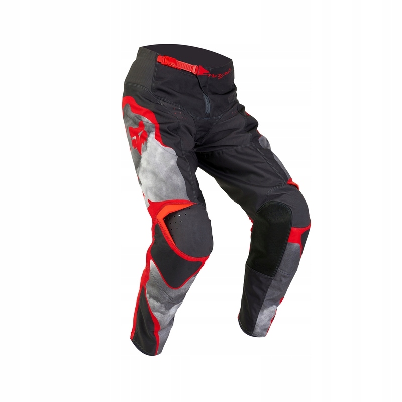 Nohavice Cross Enduro Fox 180 Atlas Grey/red (34)