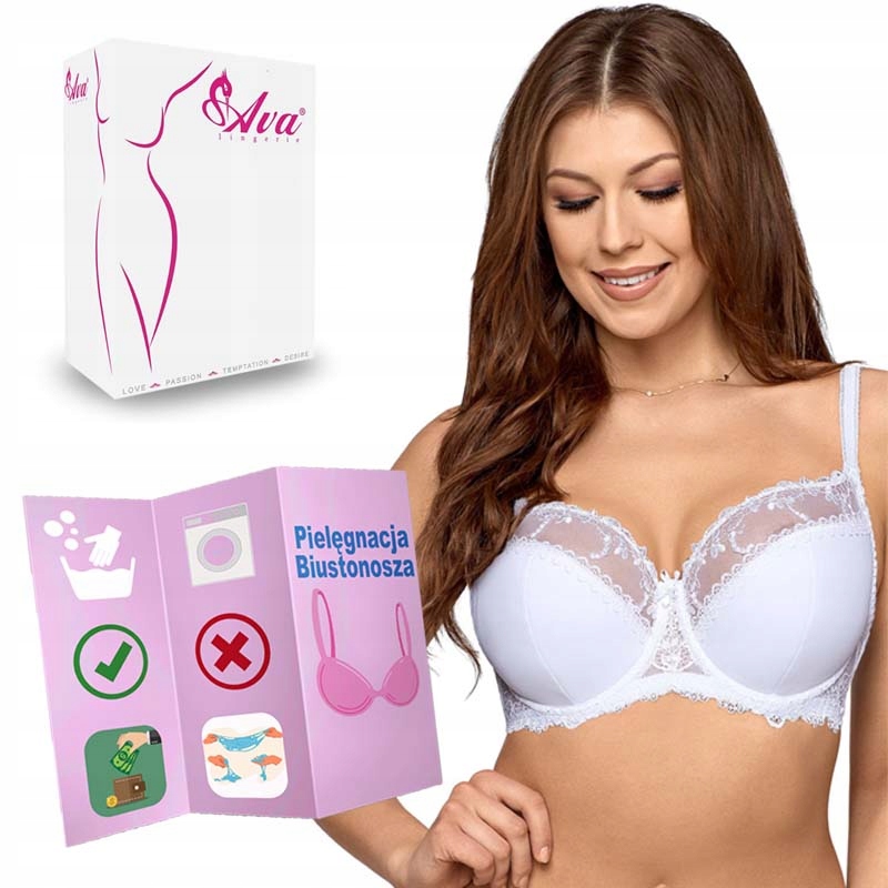 AVA biustonosz AV-1030 SEMI-SOFT Biały 80E