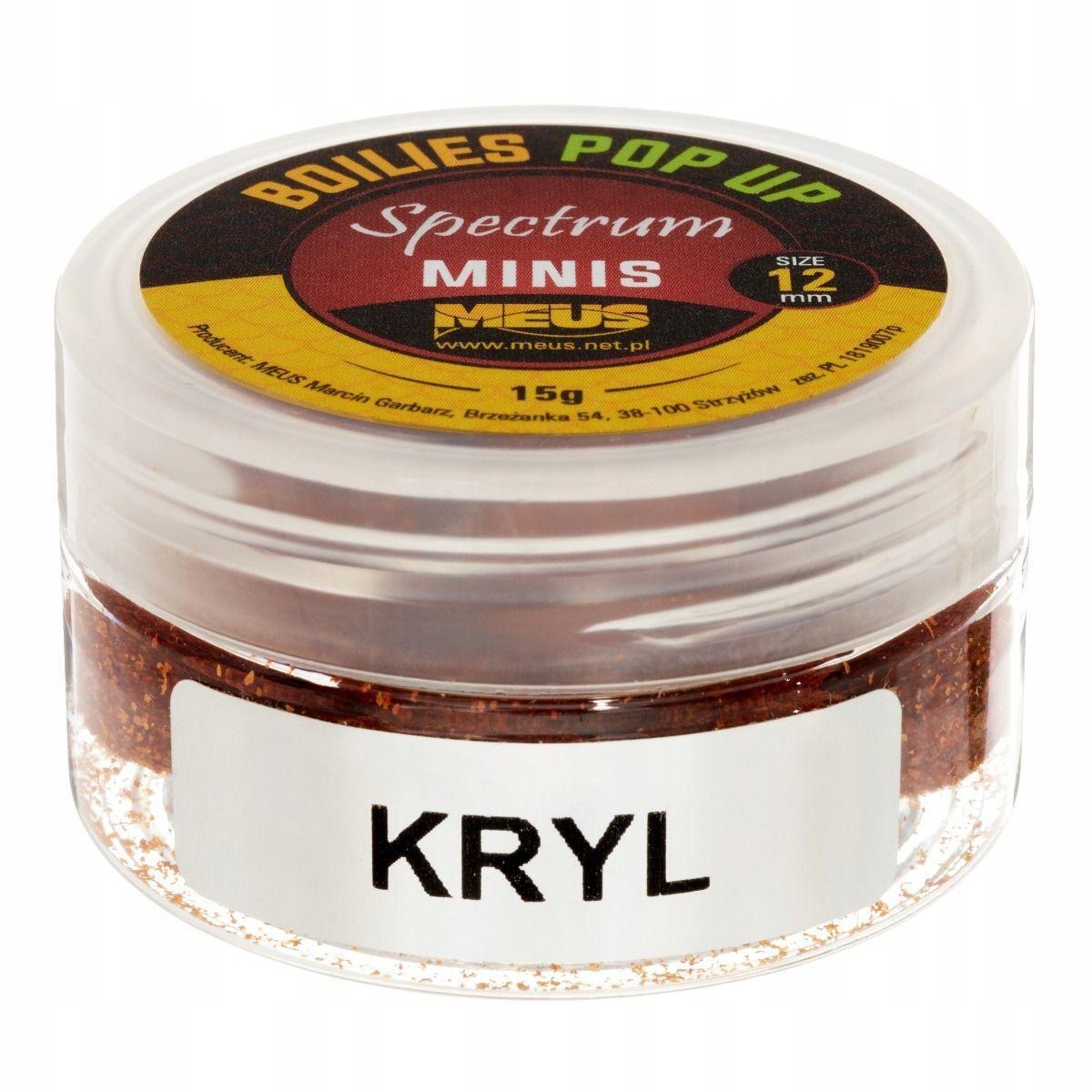 Kulki pływające Meus Pop Up Spectrum 12mm Kryl Minis