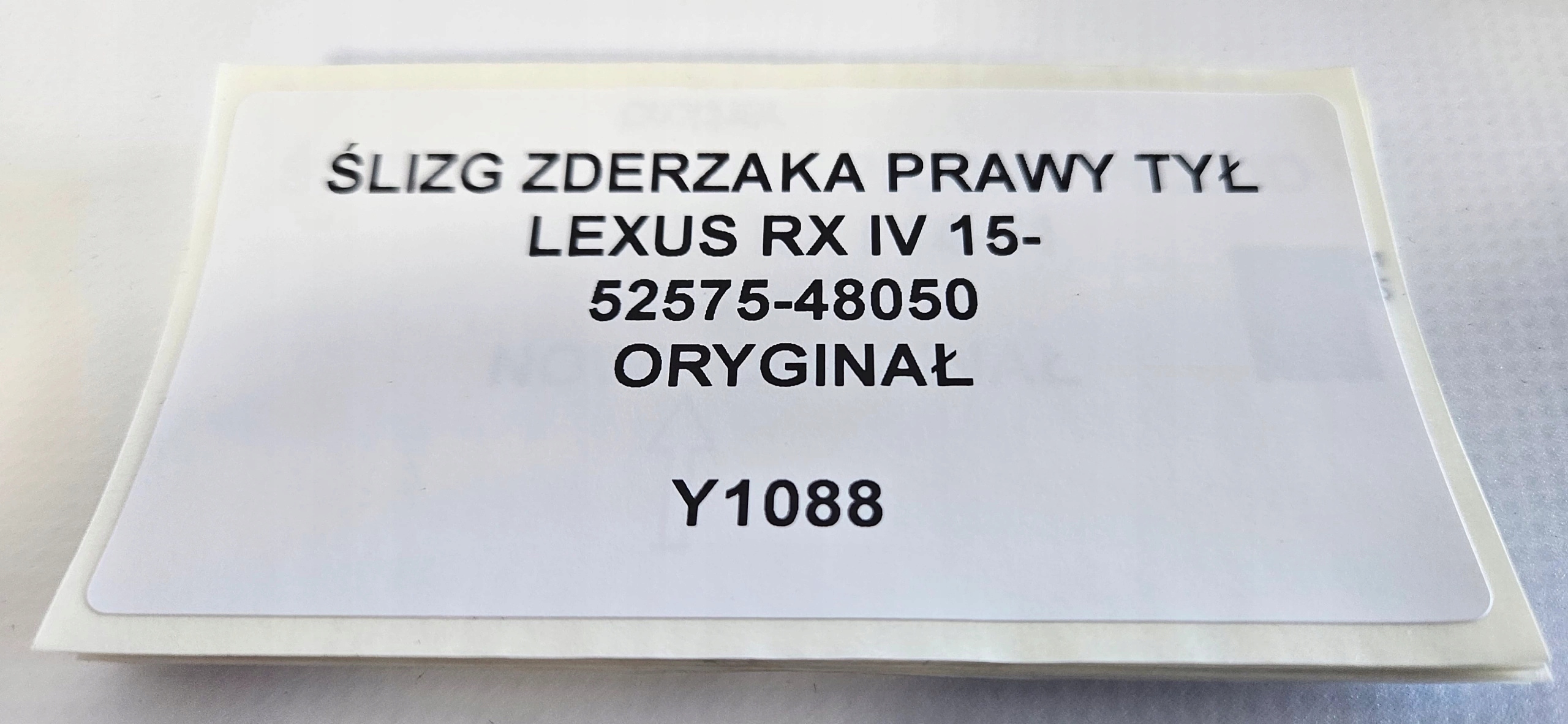 bumper bracket right rear part LEXUS RX IV 15- original