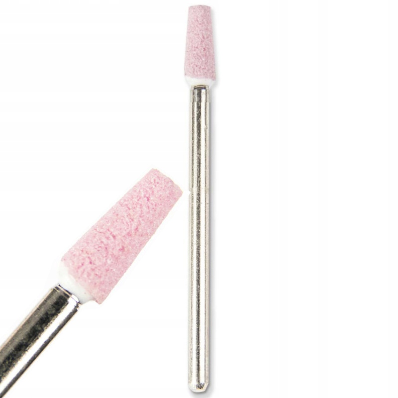 

Frez kamienny różowy ścięty stożek do skórek pazno