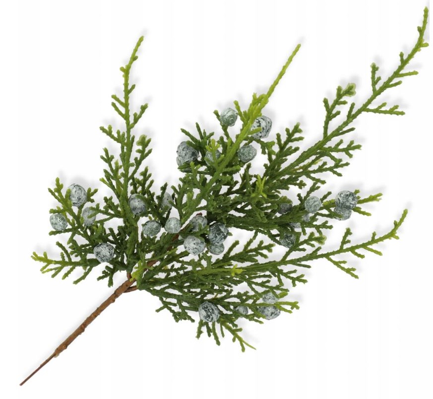 

Jałowiec sztuczna gałązka iglasta cyprys 33cm 6szt