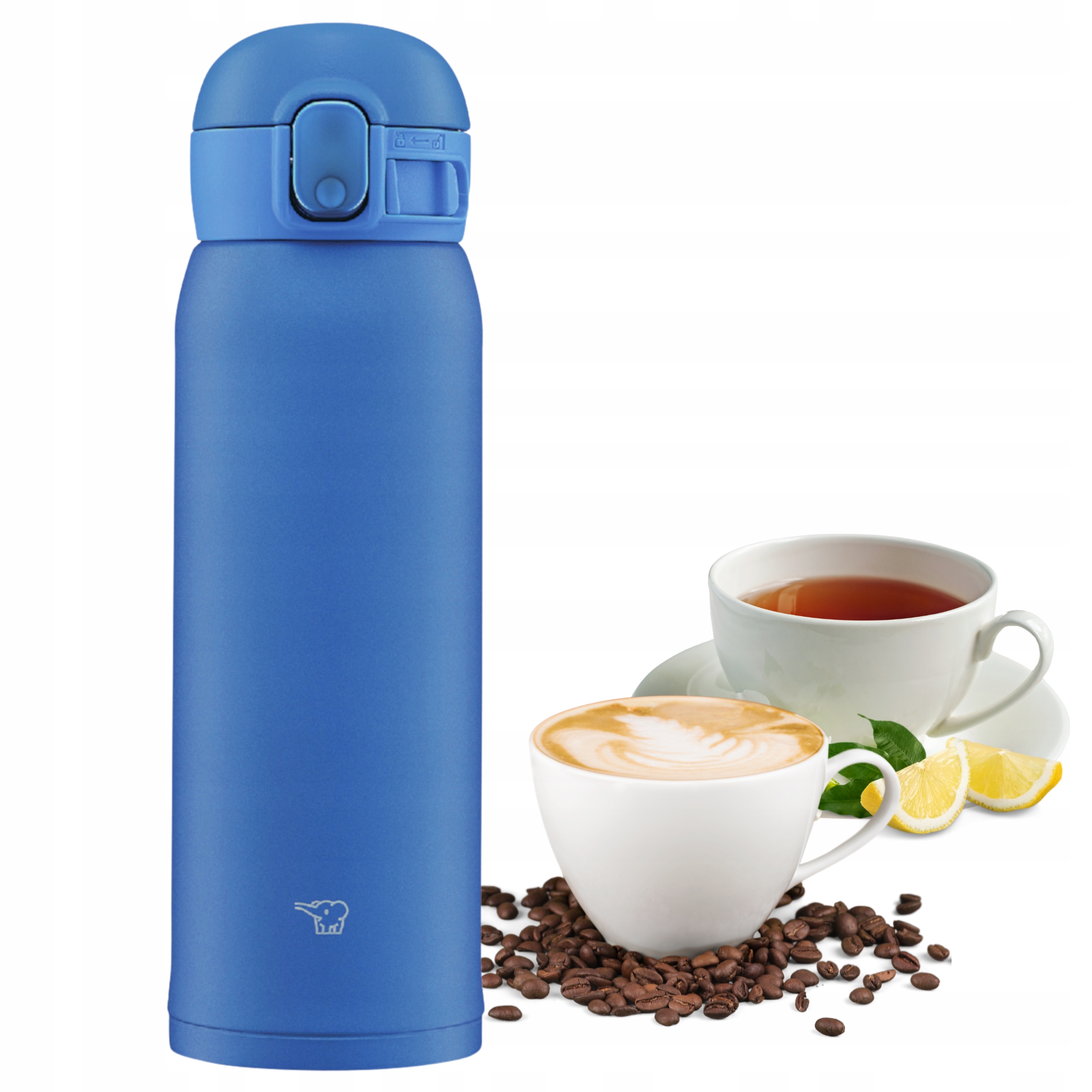 Vzduchotěsný Termohrnek Zojirushi Vakuová termoska 480 ml SM-WA48 Modrá