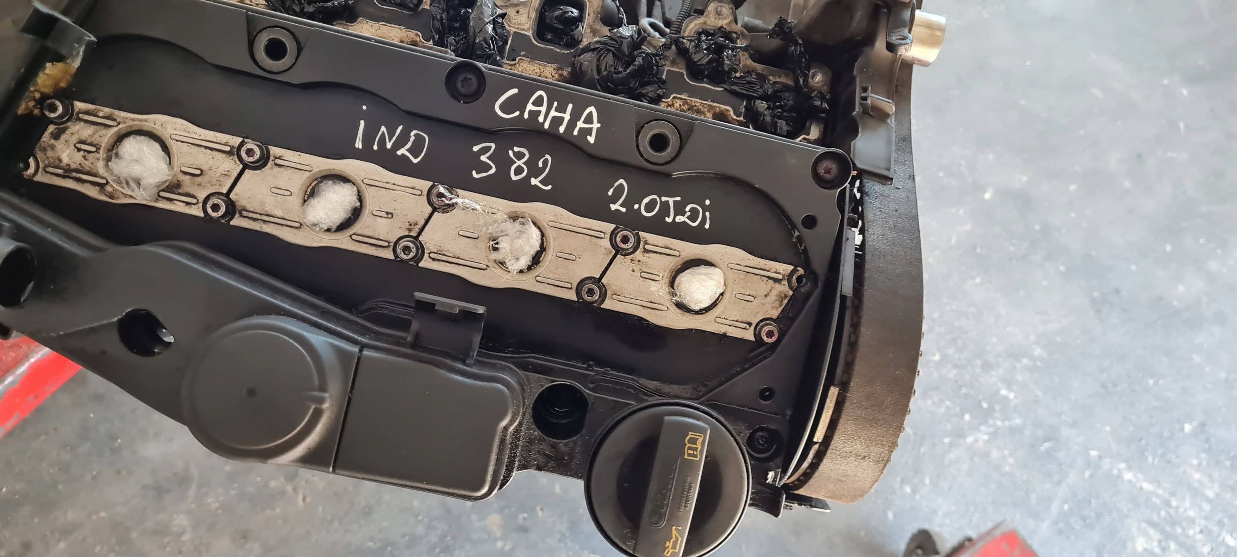 A6 C6 LIFT engine pillar CAH CAHA 2.0 TDI A4 B8 A5 Q5