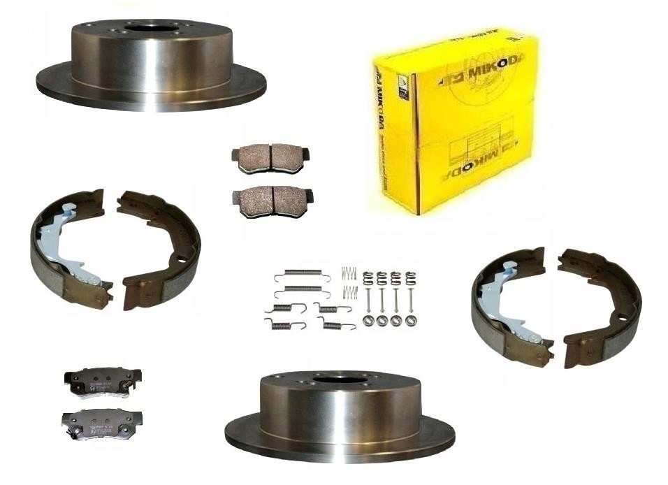 Kotouče Destičky Čelistí Hyundai Getz Z Abs 2002-2010 Zadní Sada