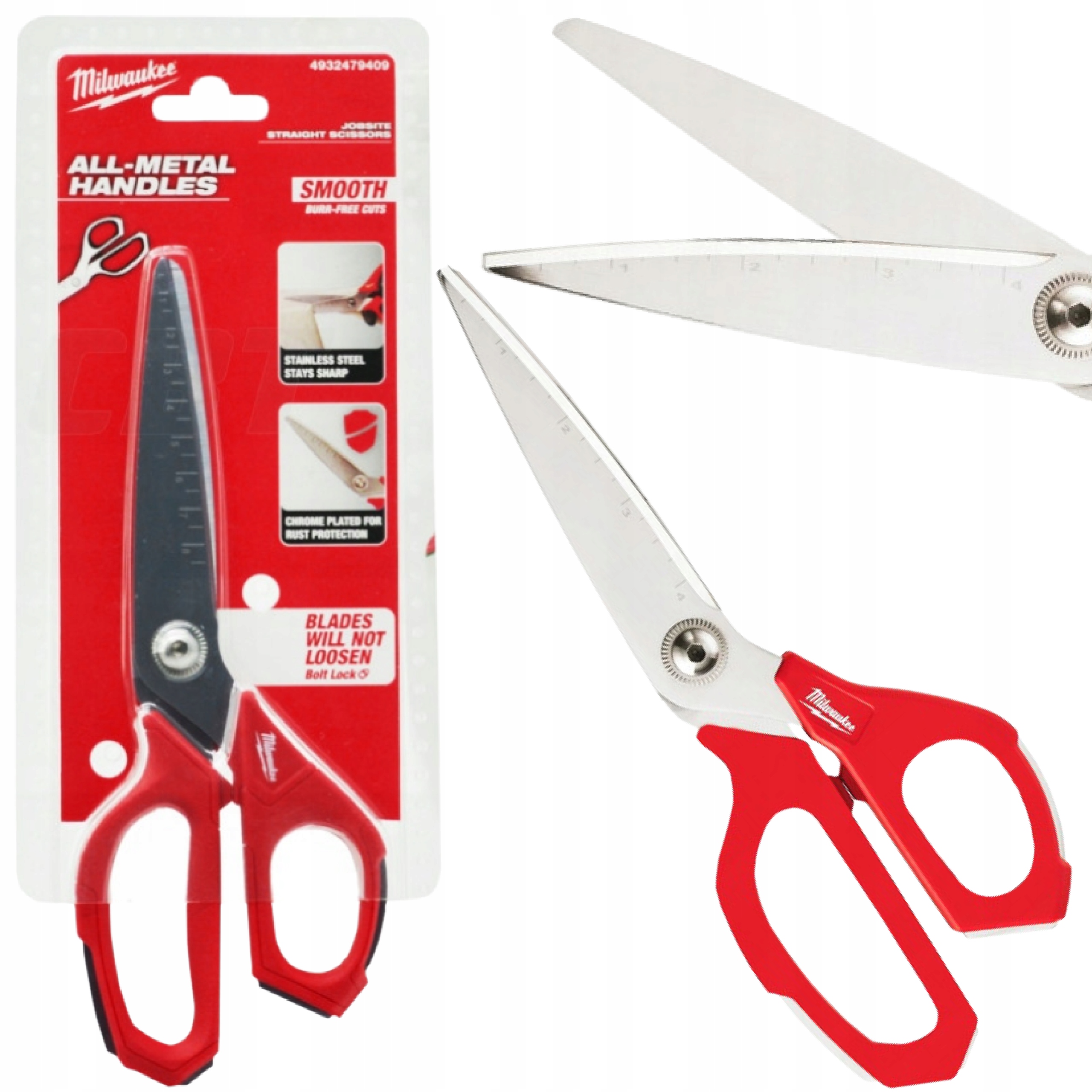 Nożyczki Proste 230mm Budowlane Uniwersalne Milwaukee