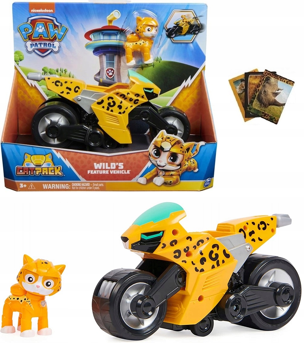 

Psi Patrol Kocia Załoga Kotek Wild Pojazd Cat Pack