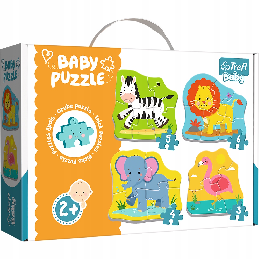 

Puzzle Baby Classic Zwierzęta safari Trefl 36073