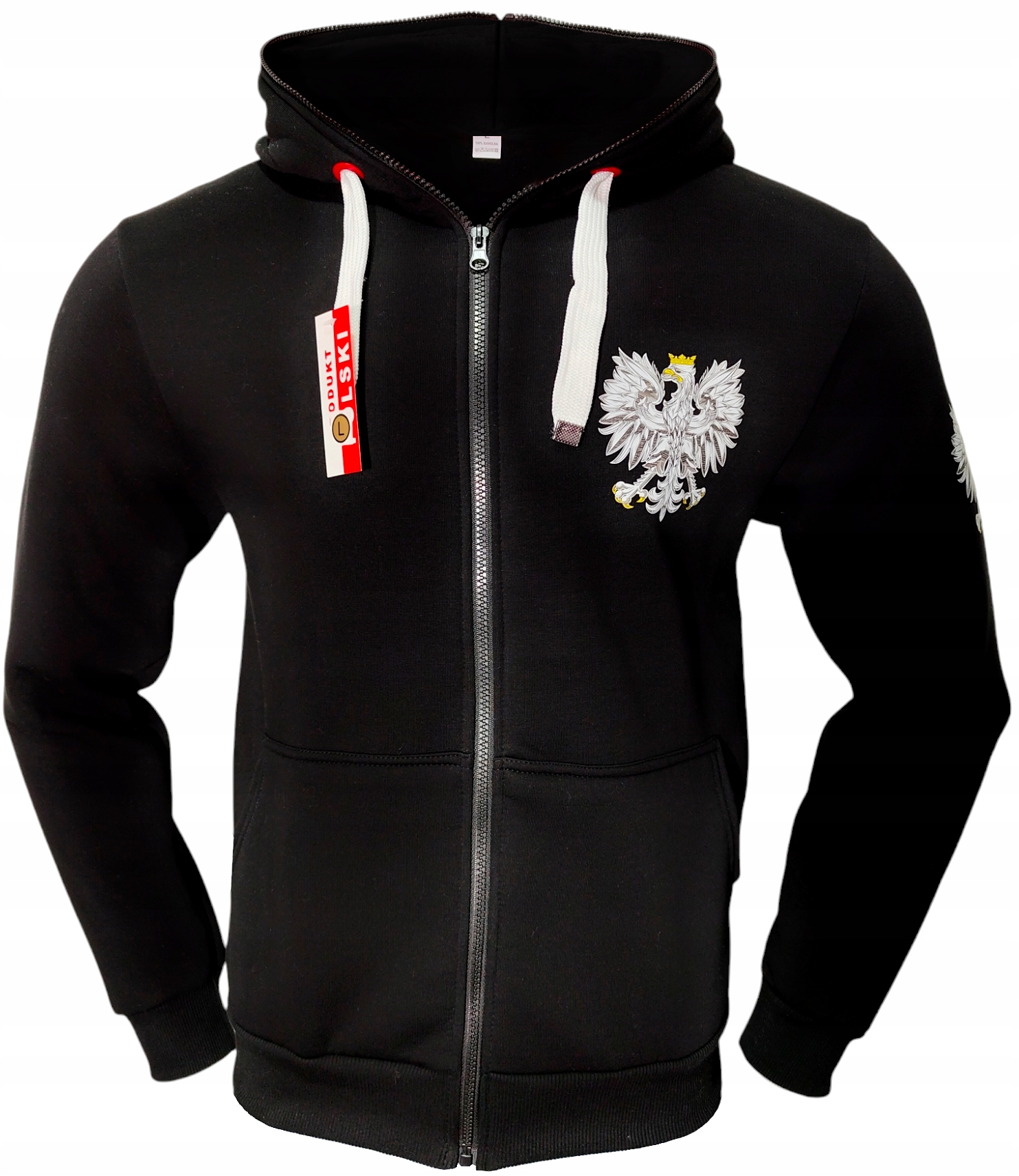 Mikina Znak Orel Polský Výrobek Černá vel. 3XL
