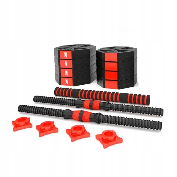 KOMPOZYT SZTANGIELKI SZTANGA Z WYMIENNYM OBCIĄŻENIEM 15 KG HMS SGC15 Waga obciążeń 15 kg