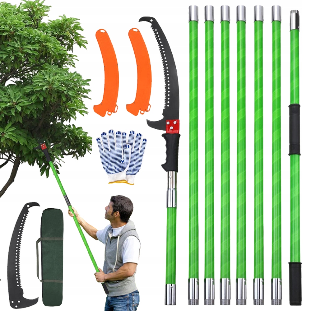 Teleskopová Pila Na Větve, Ruční, Pevná Rukojeť, Zastřihněte Vysoké Větve