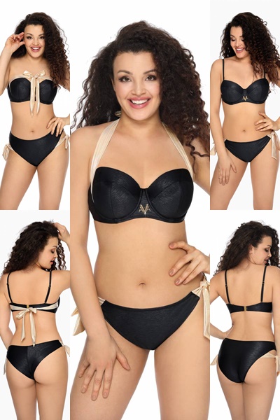 Ava Plavková Podprsenka Sk 148 Black Gold Černá 75D