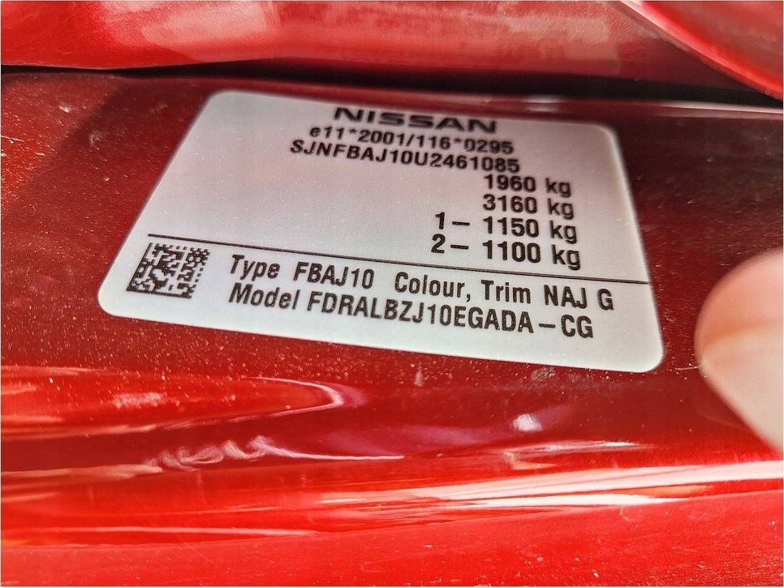 NISSAN QASHQAI and 1 J10 window door left front front 2011 ROK