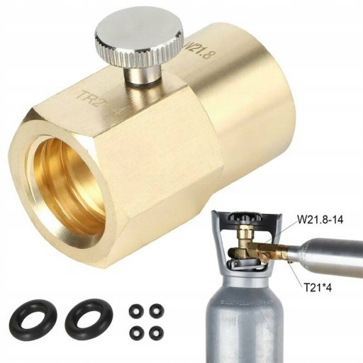 PRZETOCZKA Z GWINTAMI DO SODASTREAM CO2 ADAPTER TR21-4 Kod producenta TR21-4