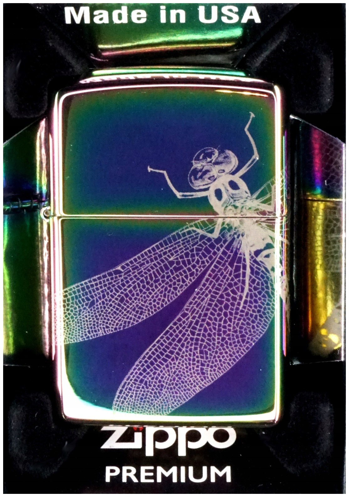 Zapalovač Zippo Dragonfly Design 60006551 Větruodolný benzínový