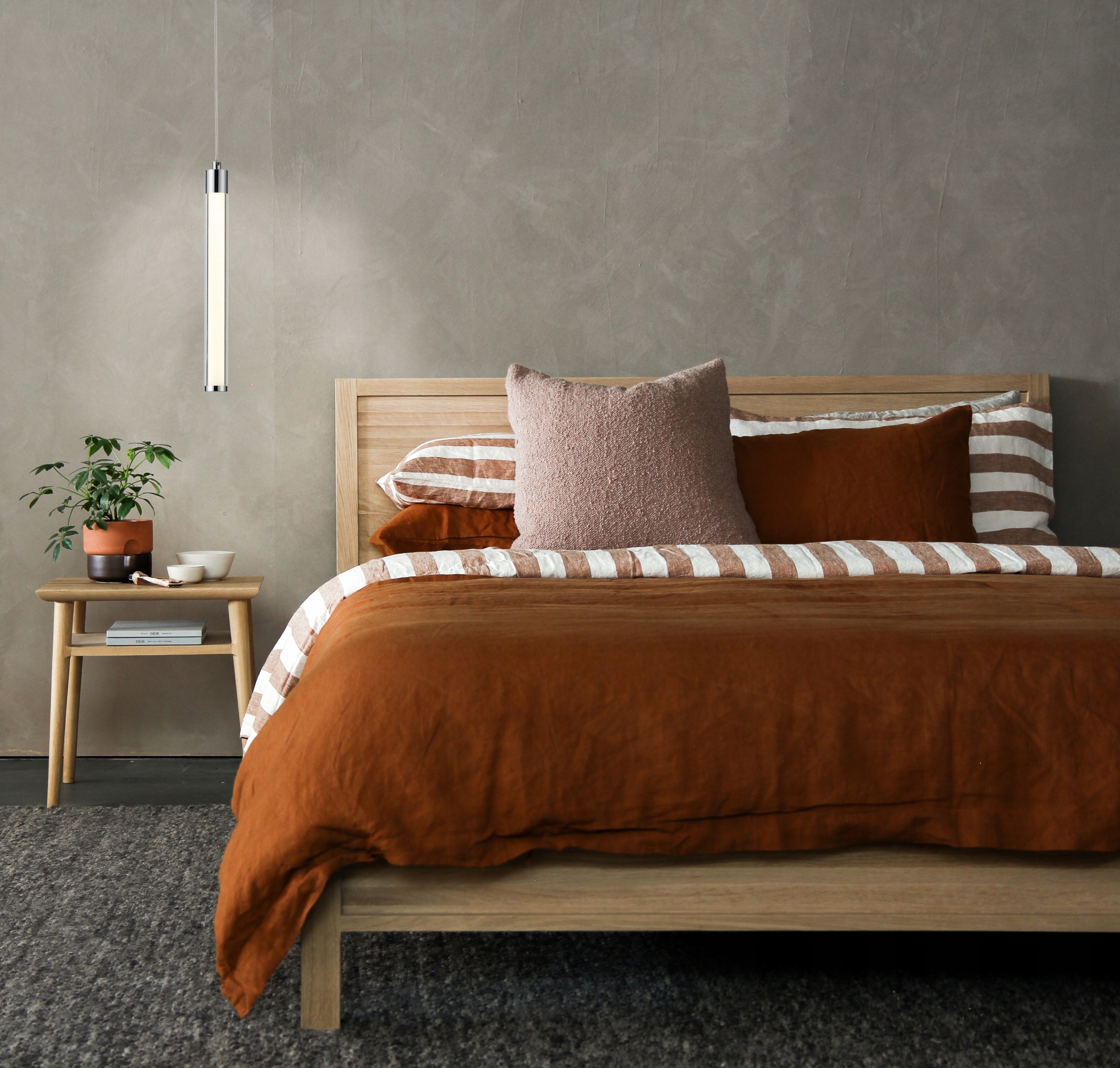 Moderní Led trubková lampa Walsh nad postel/noční stolek v ložnici
