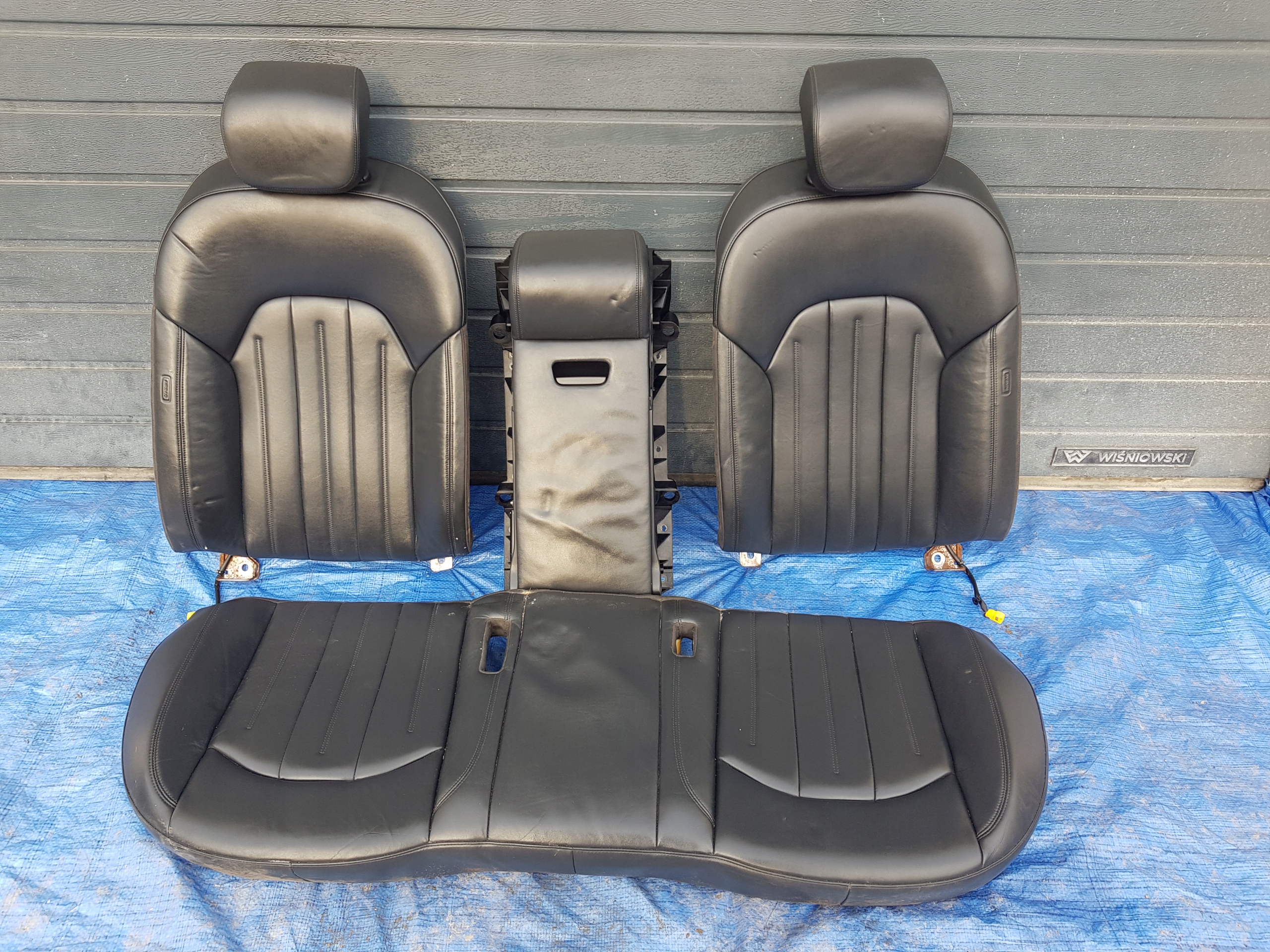 KOMPLET seats upholstery leather side AUDI A8 D4