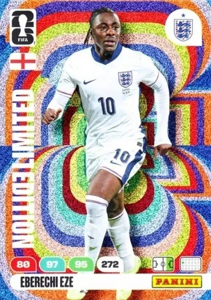 Panini Fifa World Cup 2026 karty piłkarskie Limited Eberechi Eze Anglia