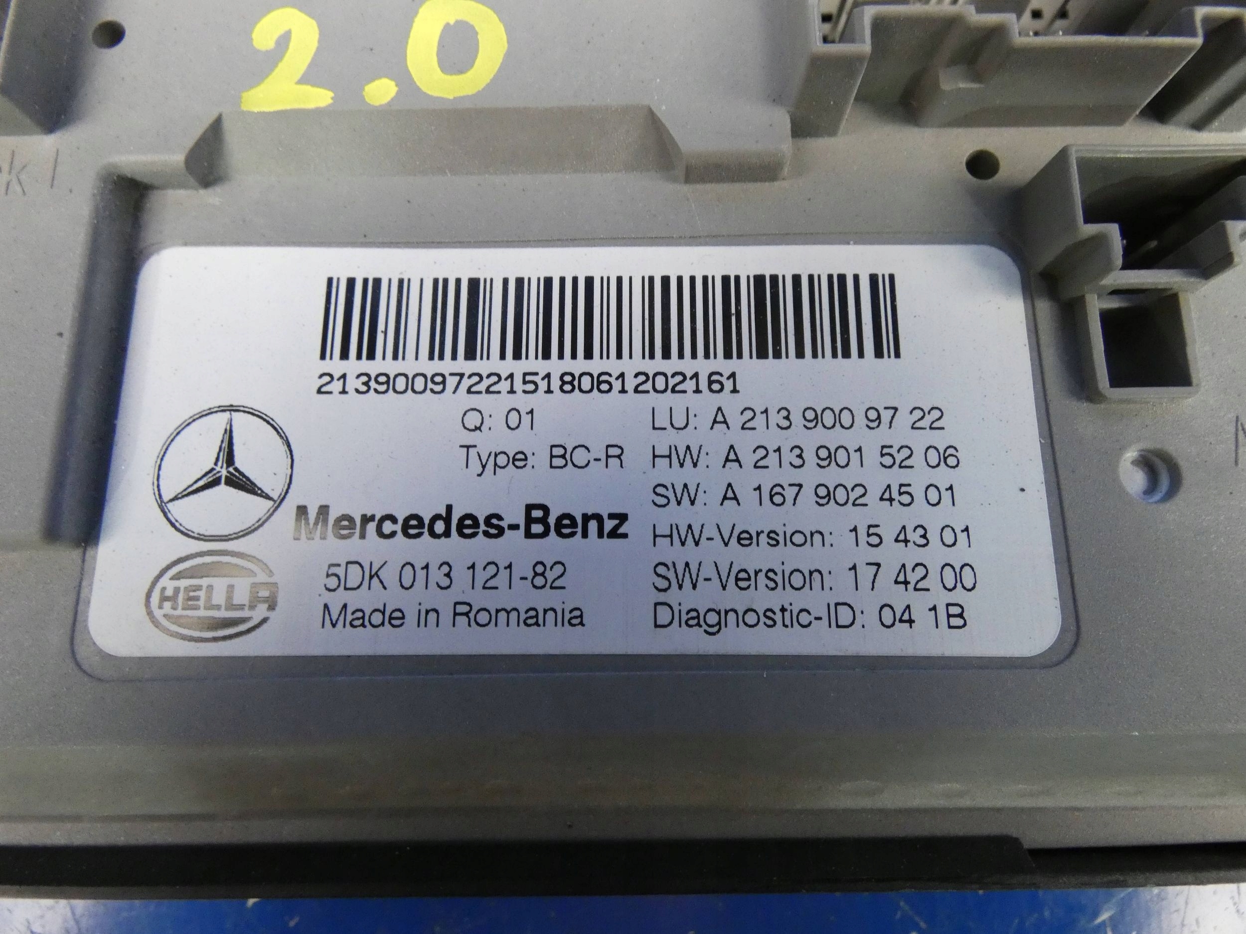 MERCEDES E KLASA W213 module STROWNIK KOMFORTU SAM