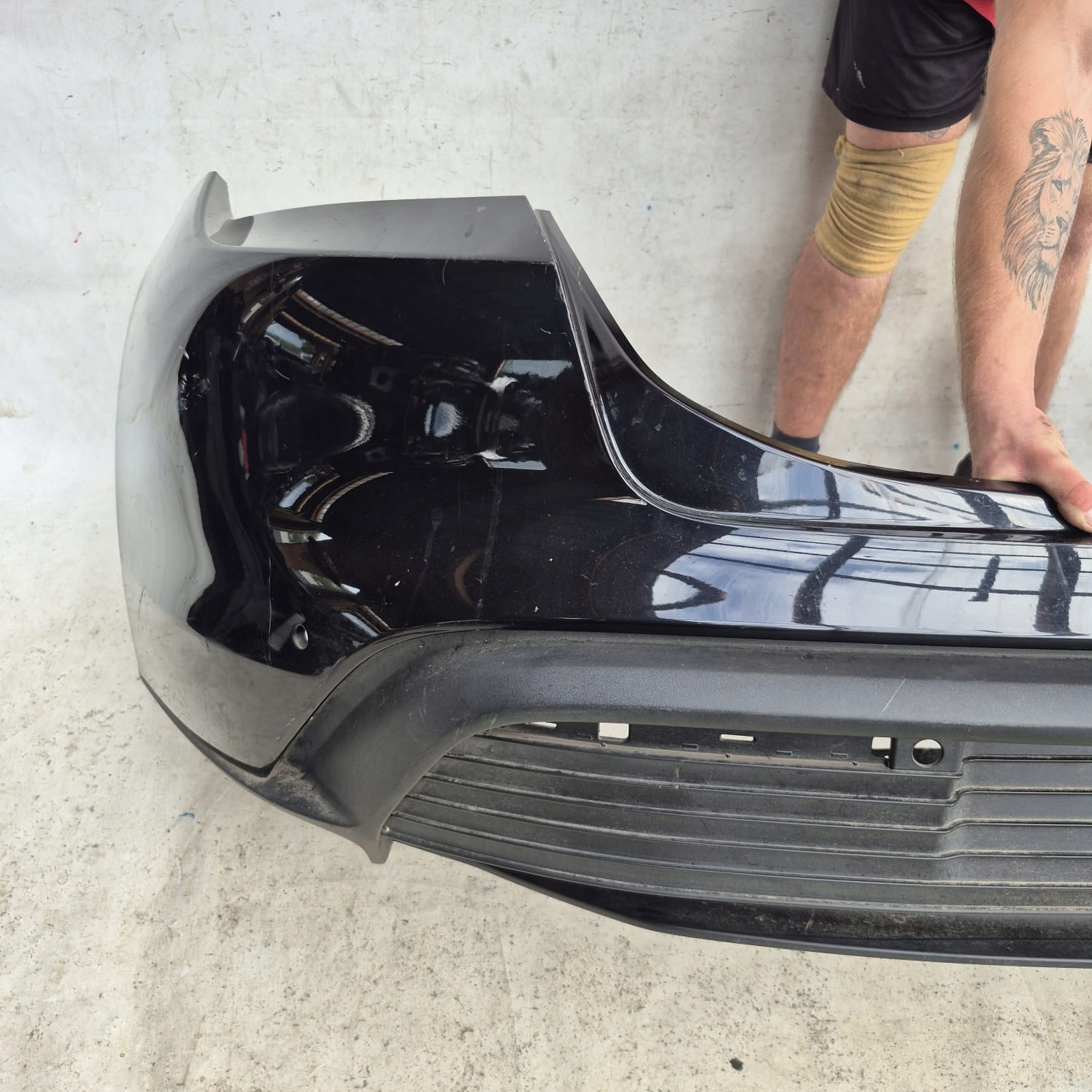 PORSCHE TAYCAN 19-> stoßstange heck hinten PDC
