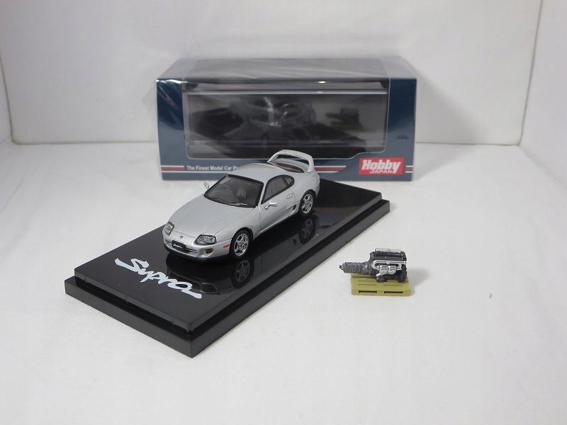 Hobby Japan 1:64 Toyota Supra Rz (A80) Engine silv