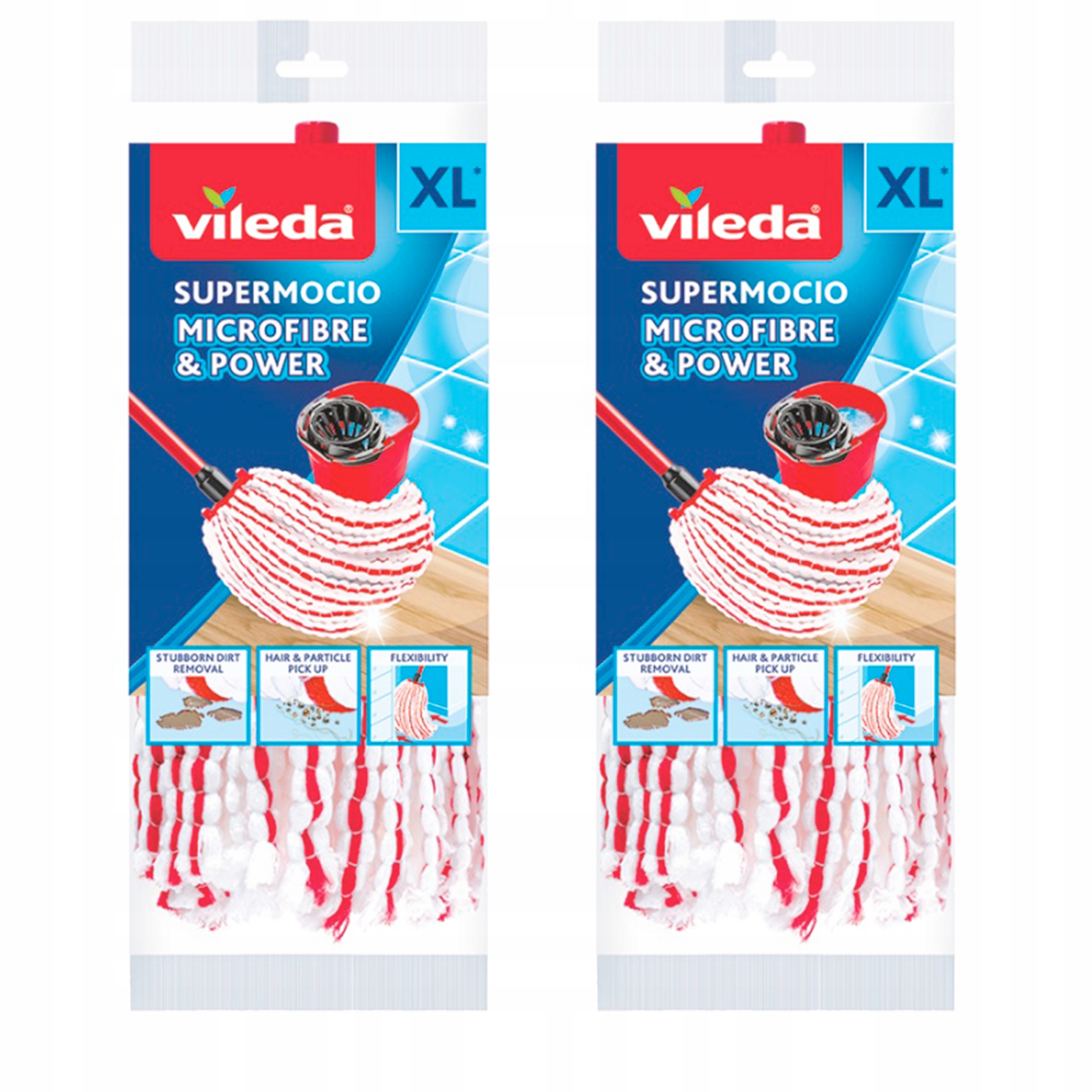 

Vileda Wkład Mop sznurkowy Microfibre&Power x2