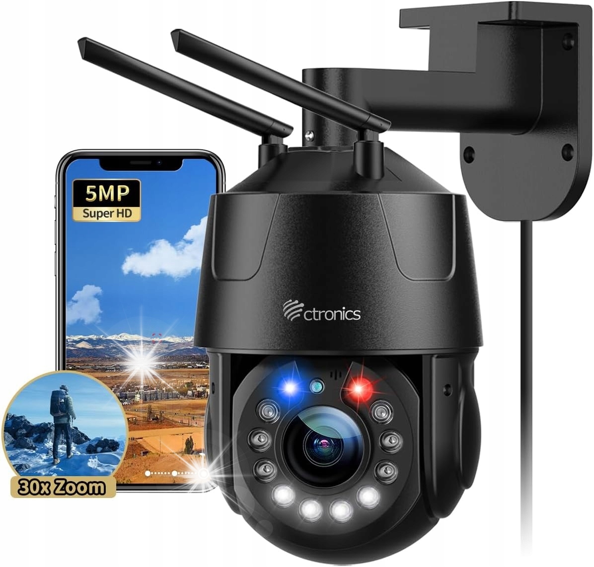 Kamera Ip zewnętrzna Ctronics CTIPC-550C