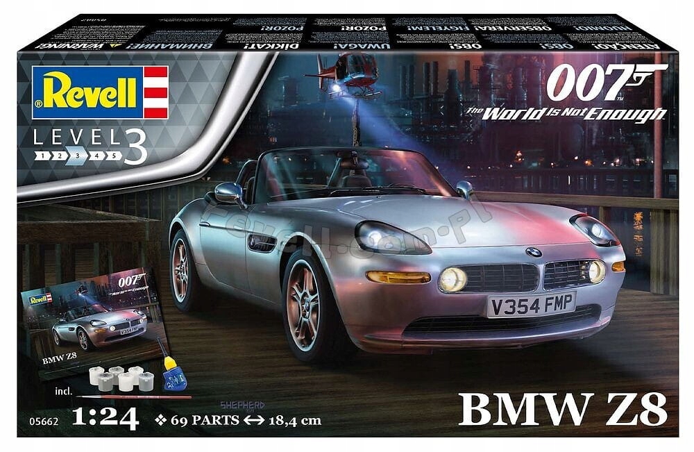 Revell 05662 Dárková sada James Bond Bmw Z8