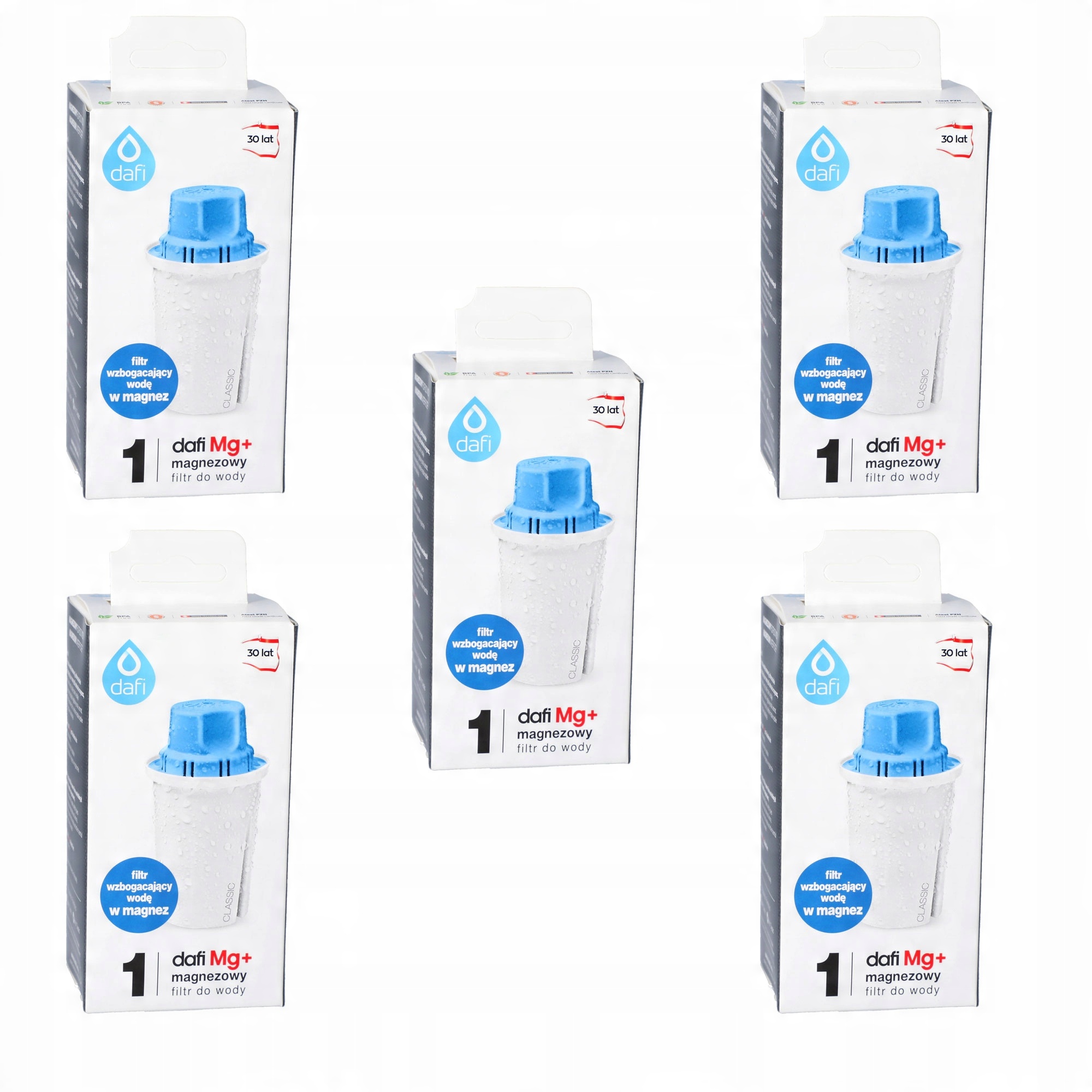 

Filtr Wkład Dafi Classic Mg+ do Brita Standard* x5