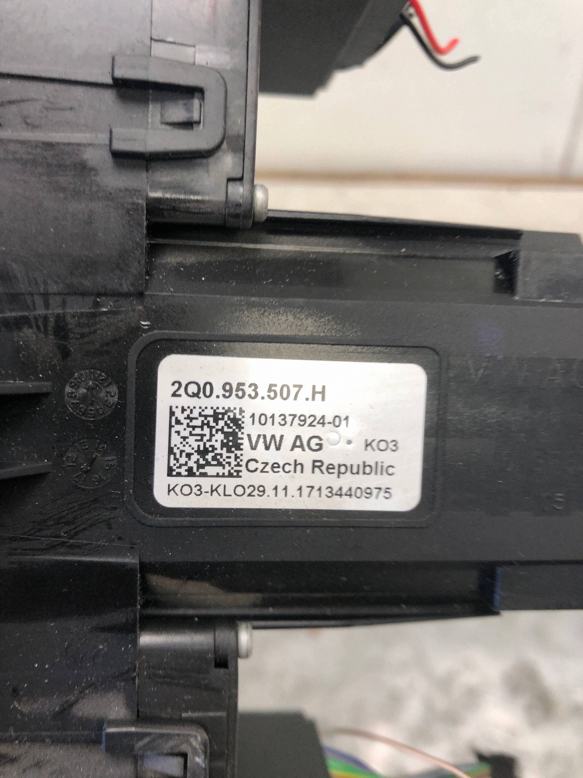 DEVIO LUCI TERGICRISTALLO TERGI SKODA RAPID 2Q0953507H 6RA959653A
