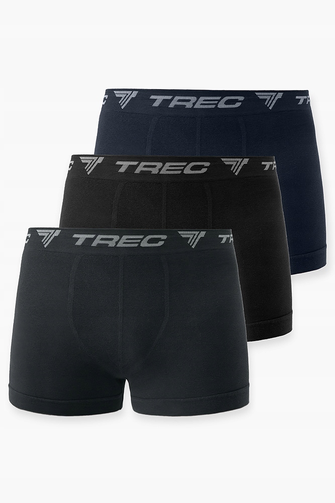 3-balení pánských bezešvých boxerek Trec Tw Boxer Shorts 160 MIX velikost M
