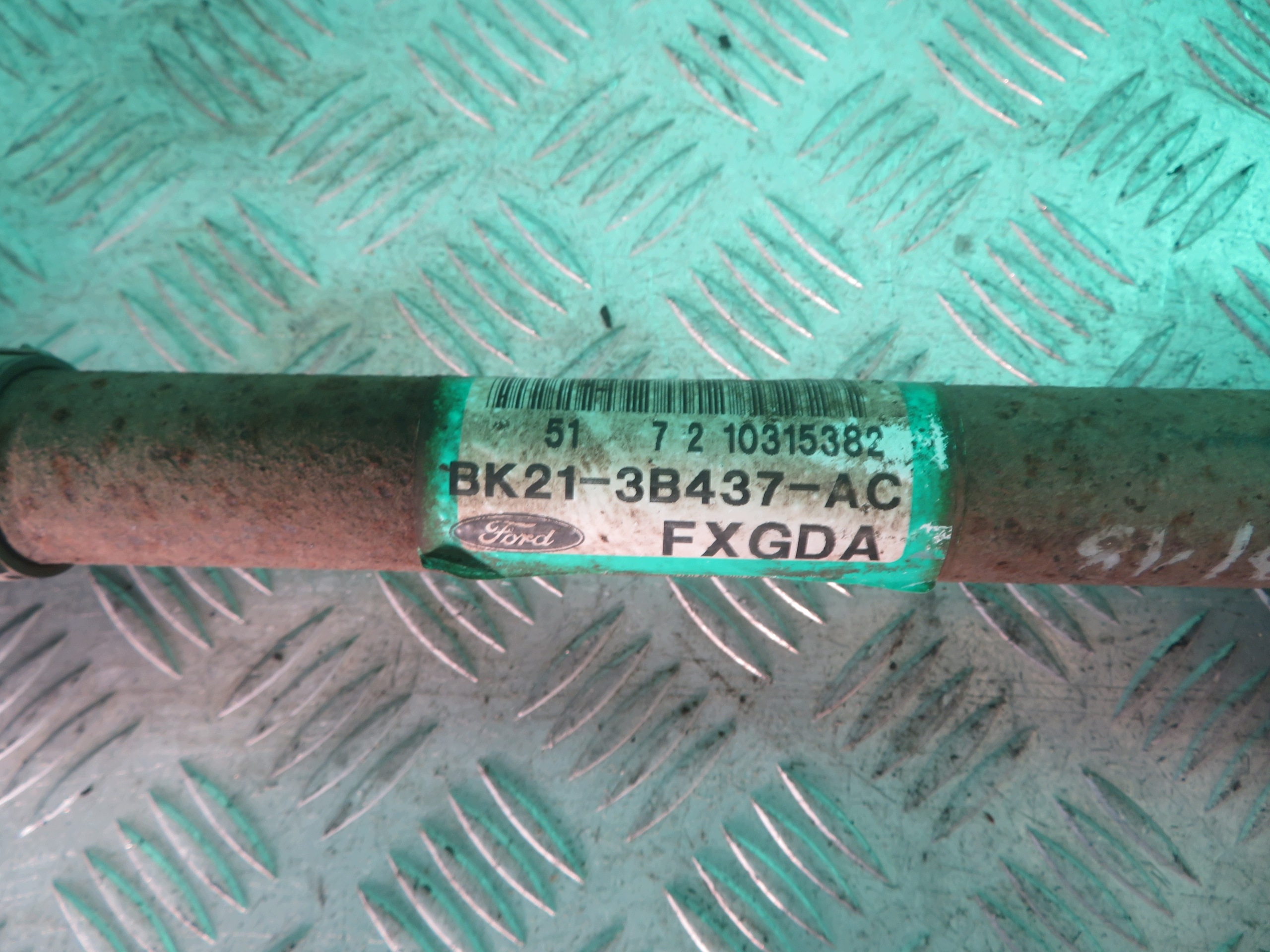 left semi-axis FORD TRANSIT CUSTOM 2.0 17R BK21-3B437-AC