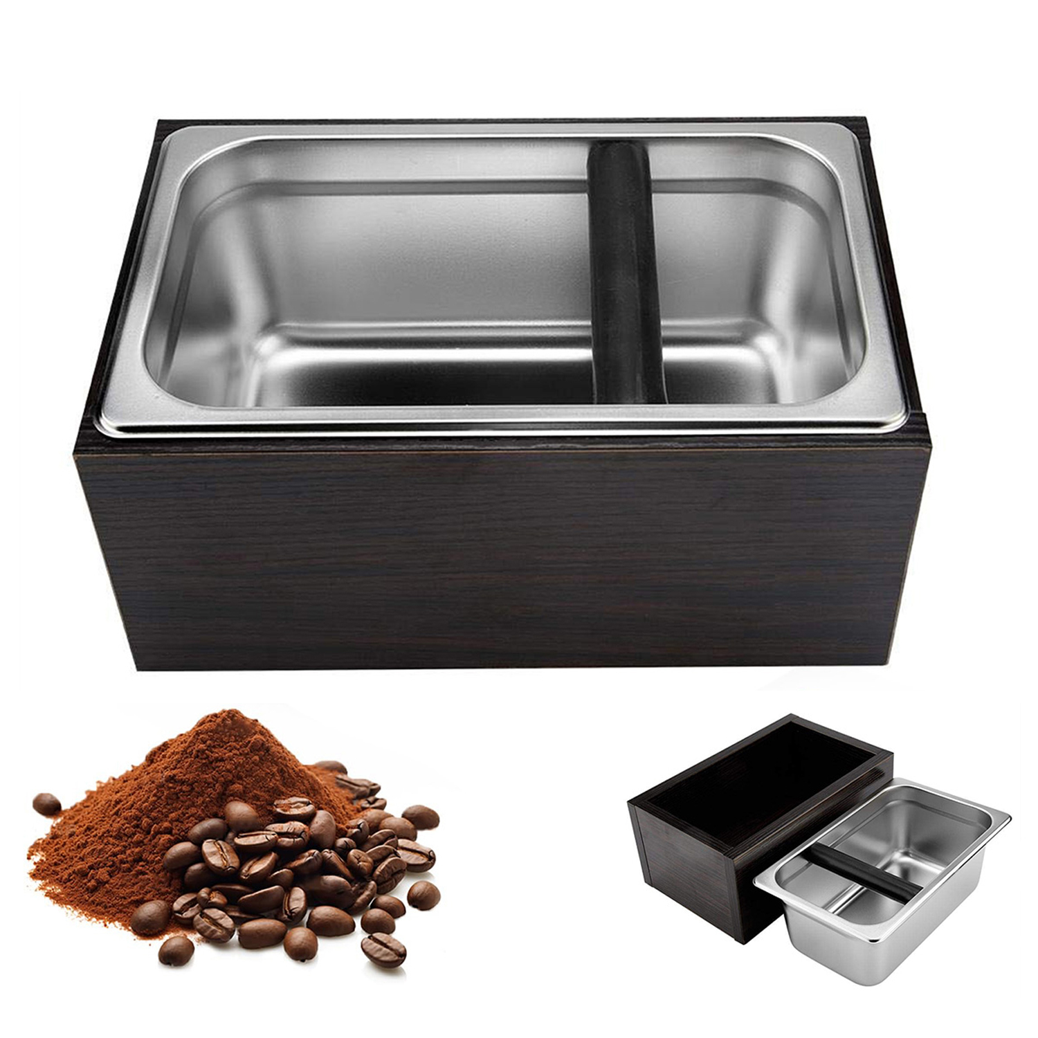 Pojemnik Na Fusy Do Kawy Stali Do Kawiarn Stal Nierdzewna Odbijak Knock Box