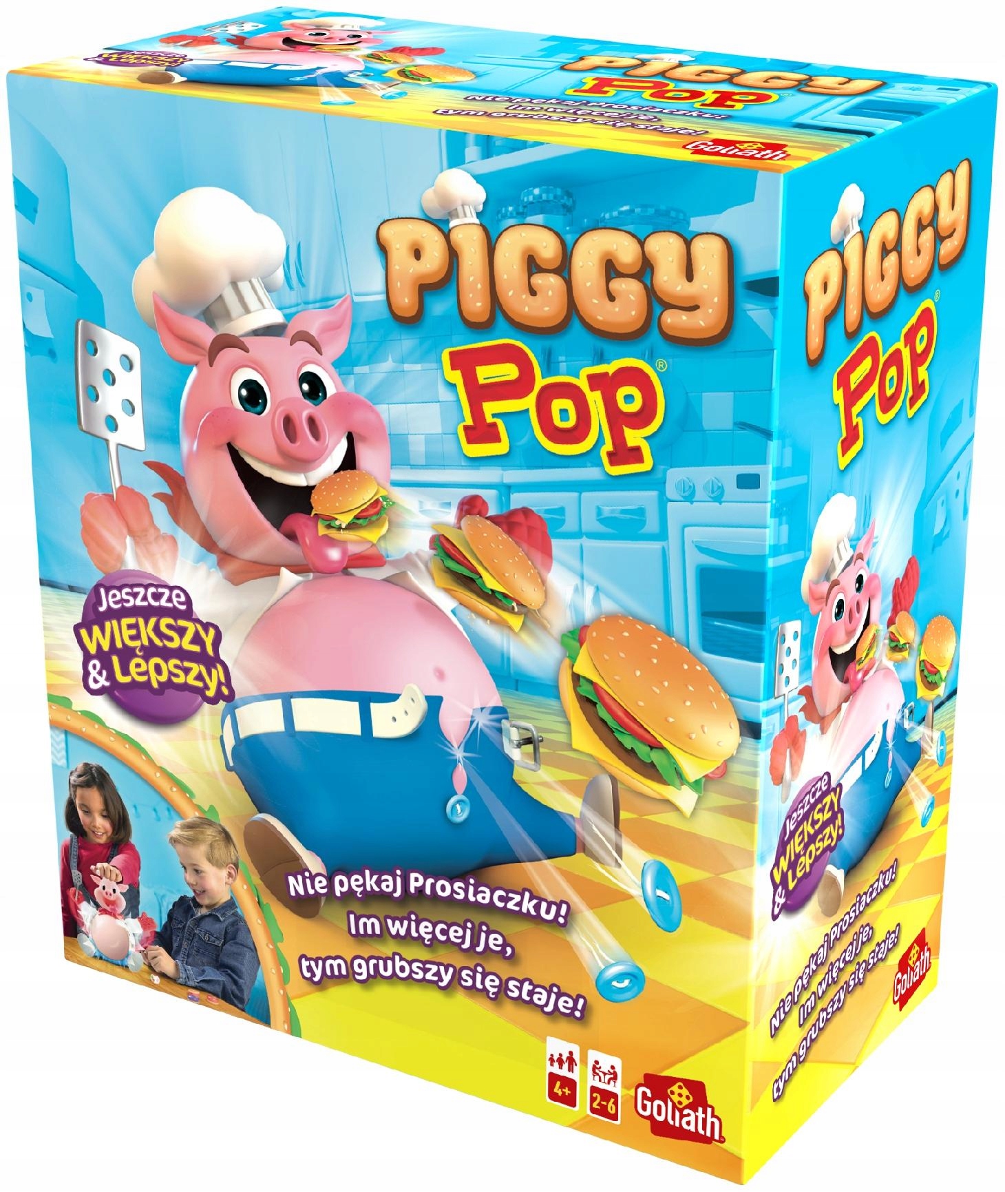 

Goliath Gra zręcznościowa Piggy Pop 3.0 reklama Tv