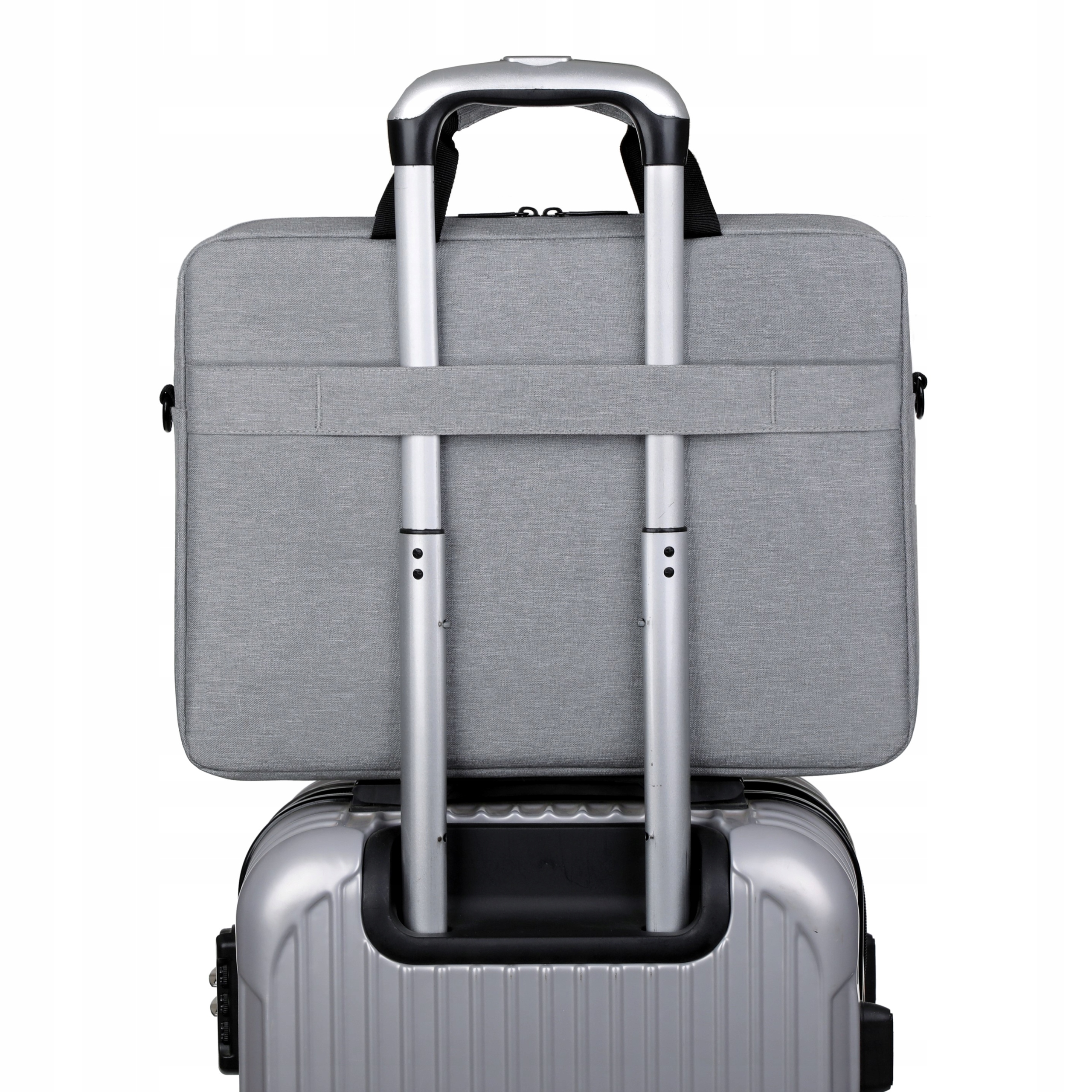 TORBA NA LAPTOPA 15,6" CALI BIZNESOWA, DUŻA, POJEMNA, LEKKA TECZKA NA RAMIĘ Stan opakowania oryginalne