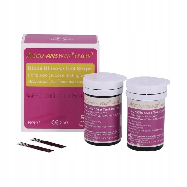 Accu-Answer Pasek testowy glukozy we krwi BG01 50 szt.