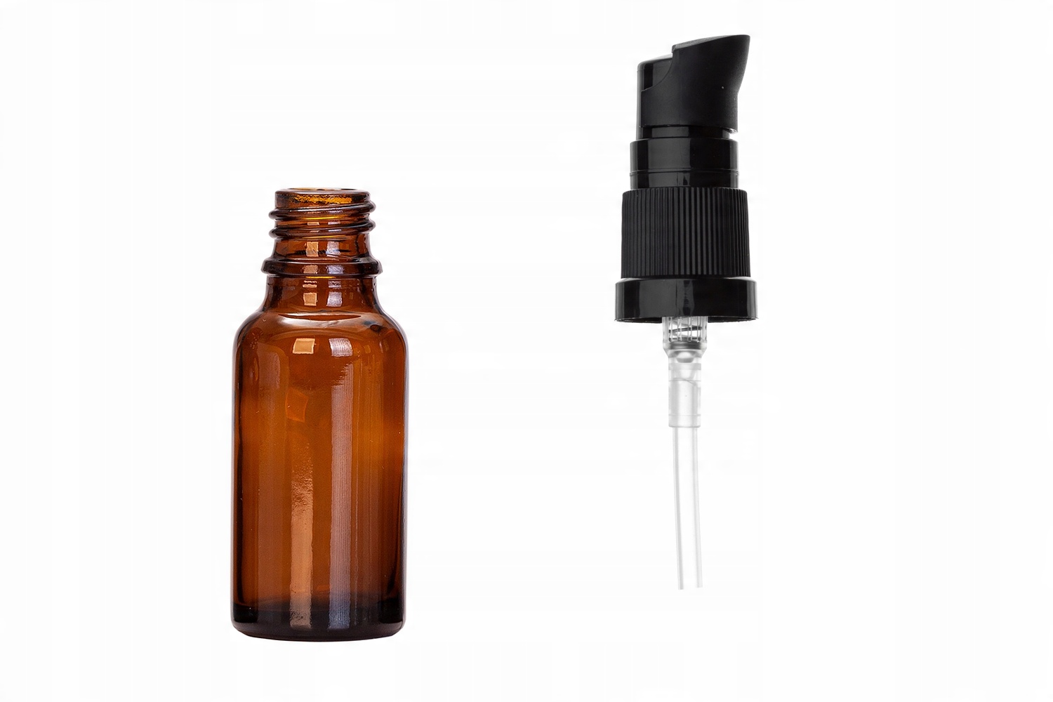 

Butelka szklana brązowa 20 ml z pompką 5 sztuk