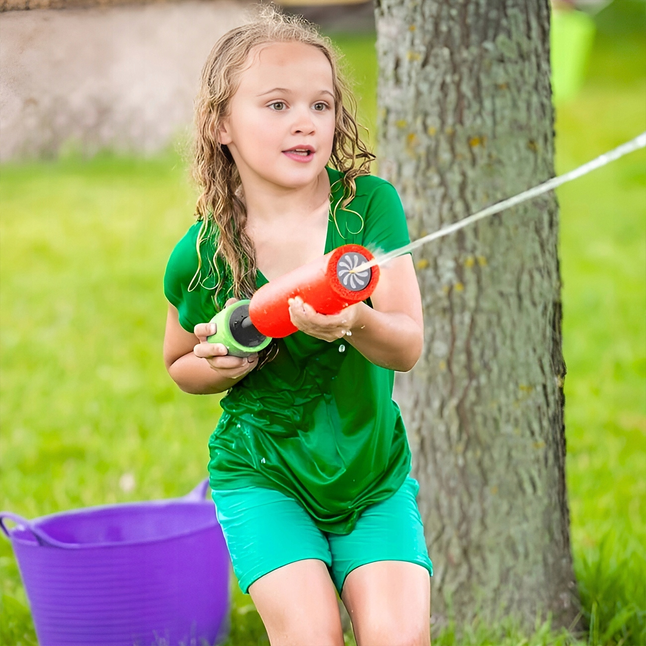 SIKAWKA POMPKA NA WODĘ PISTOLET NA BASEN DŁUGA XXL ZABAWKA WODNA TUBA Rodzaj pistolet na wodę