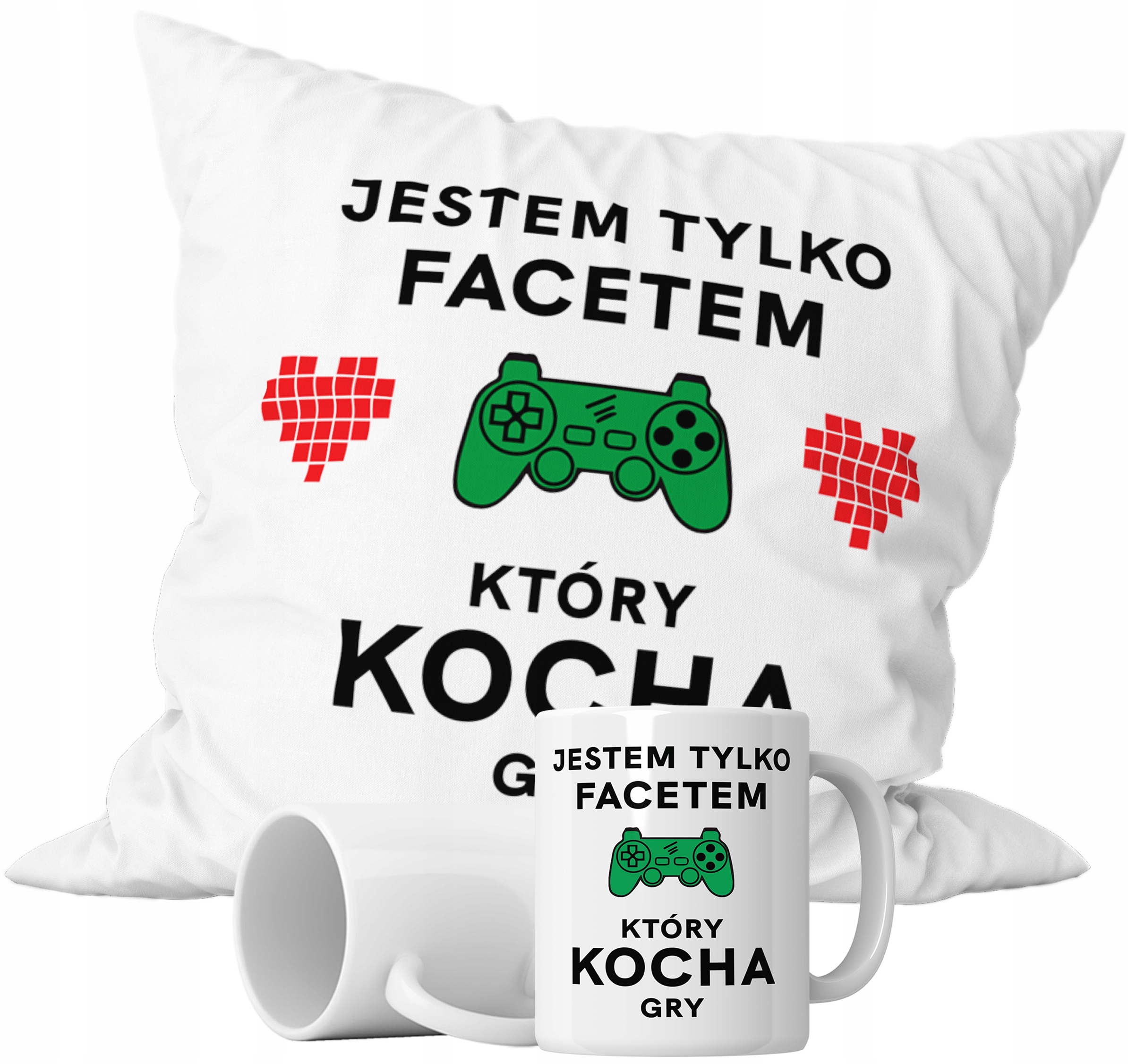 

Zestaw Kubek Poduszka Gracza Gaming Facet Gry