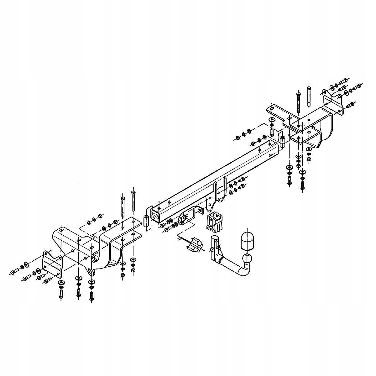Hak holowniczy Wypinany Lexus RX 350 IV SUV 15-19 MODUŁ 13 PIN GRATIS Nowy Producent Steinhof