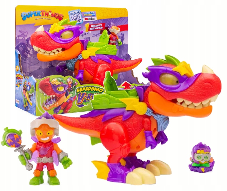

Superthings Pojazd Superdino V-Rex Dinozaur Zings