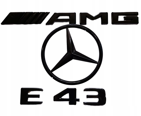 

Mercedes E 43 w213 Amg Emblematy Gwiazda Czarne