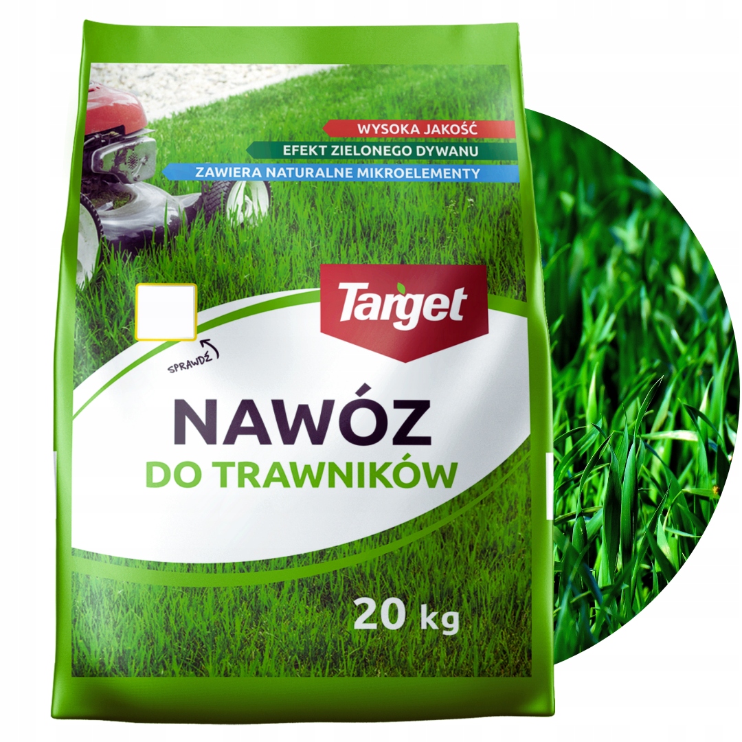 Nawóz Wieloskładnikowy Do Trawników Efekt Dywanu Bogaty Skład 20 Kg Target