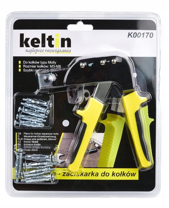 ZACISKARKA DO KOŁKÓW MOLLY OSADZAK PISTOLET KOŁKI Marka Titanium+