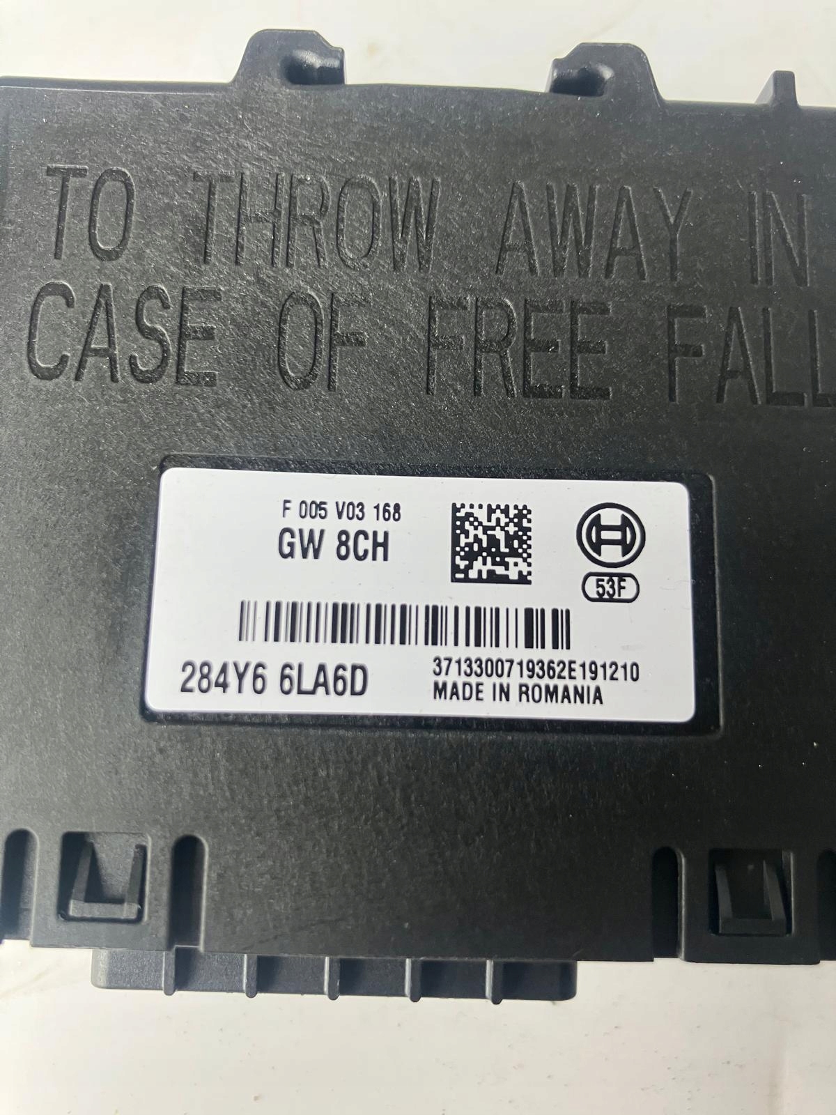 module control unit RENAULT ZOE II LIFT 284Y66LA6D