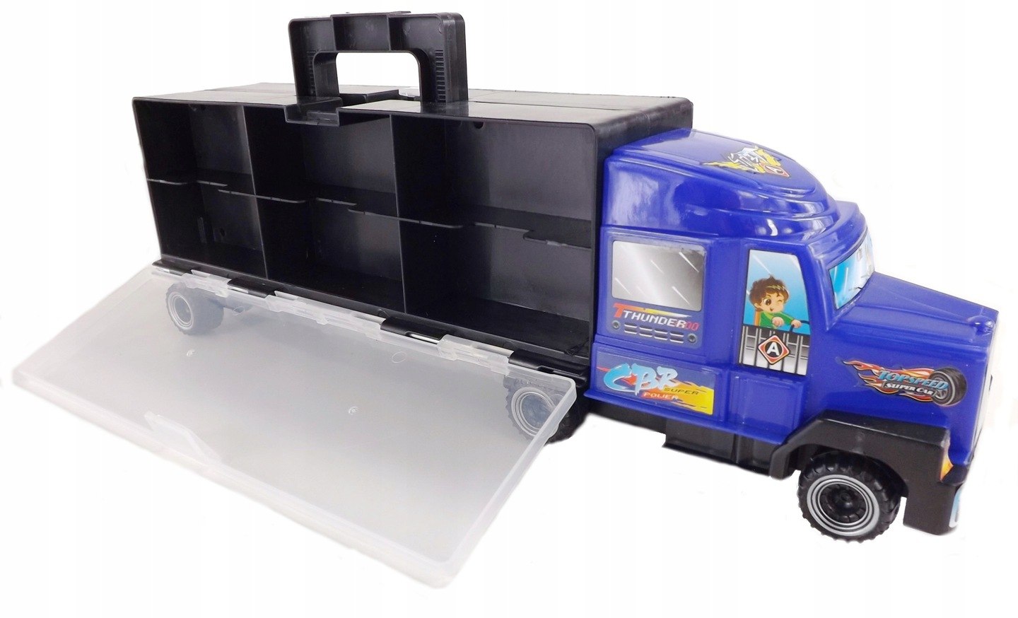 CIĘŻARÓWKA Z AUTAMI METALOWE AUTA TIR LAWETA 997CZ Długość (cm) 37