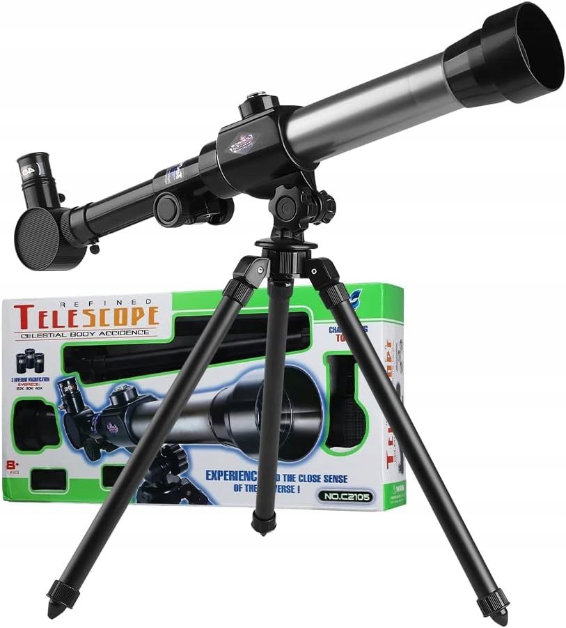 Dalekohled Pro Děti 20x 30x 40x S Vzdělávacím Stativem Pro Pozorování Oblohy